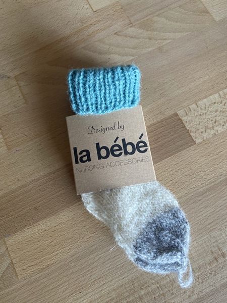 Lambswool Natural Eco Socks, Baby Natural wool Socks, Blue, 17-18 (11 cm)