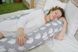Moon Maternity Pillow, 195x70 cm, Cotton, Old Rose, Polisterola (granules)