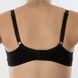 Lingerie Basic Bio Cotton, Black Nursing bra with Drop-Down Cups and Adjustable Straps, 90F, Black
